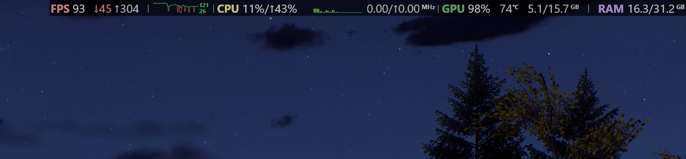 Nakładka Monitor wydajności Steam