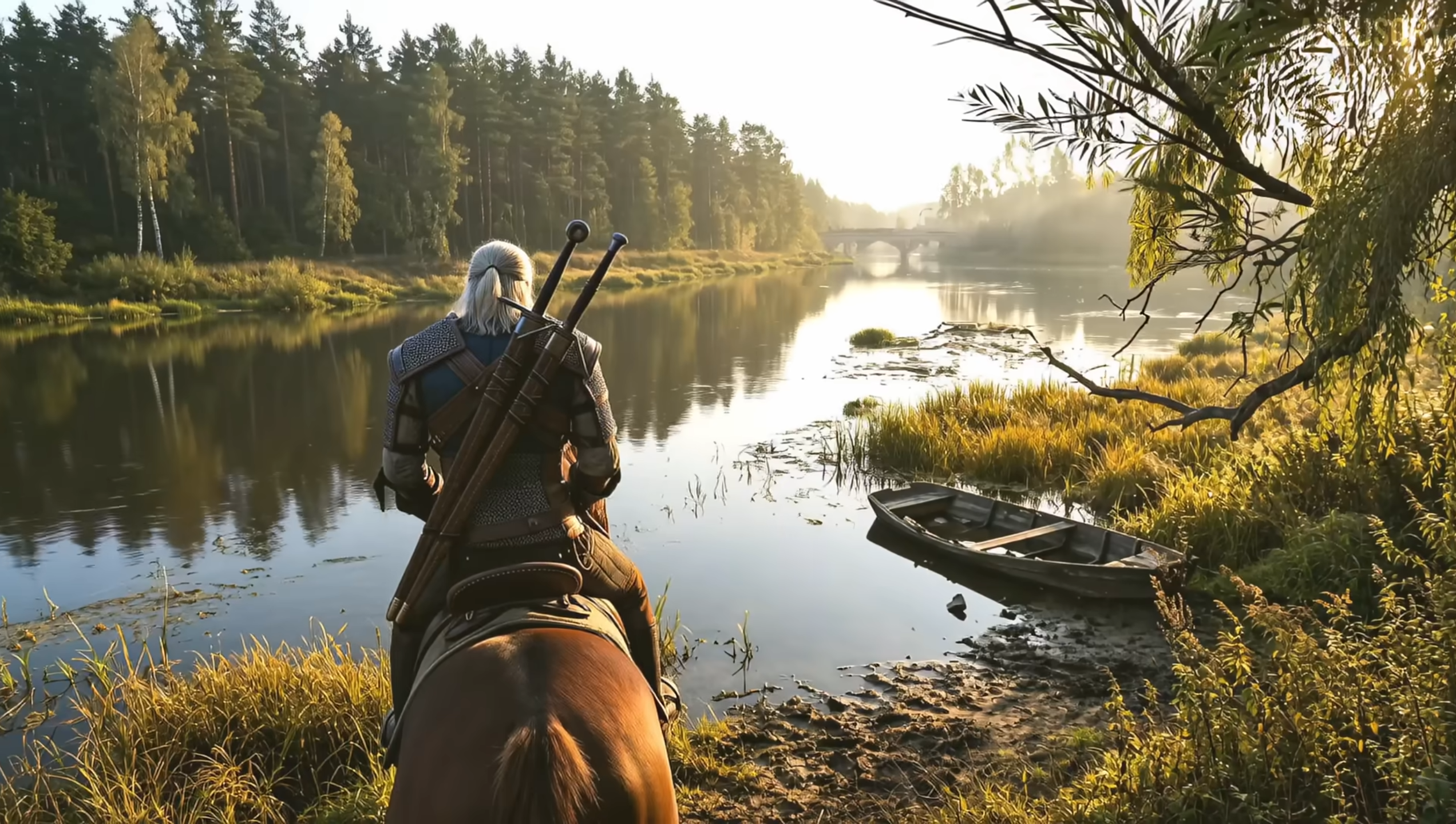 Wiedźmin 3, ale to AI slop