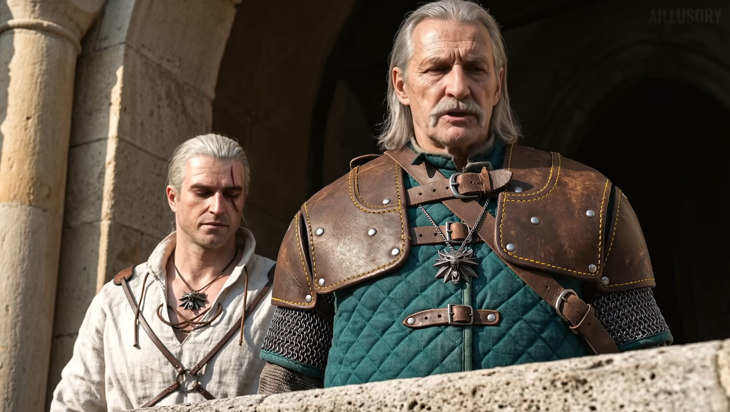 Wiedźmin 3, ale to AI slop