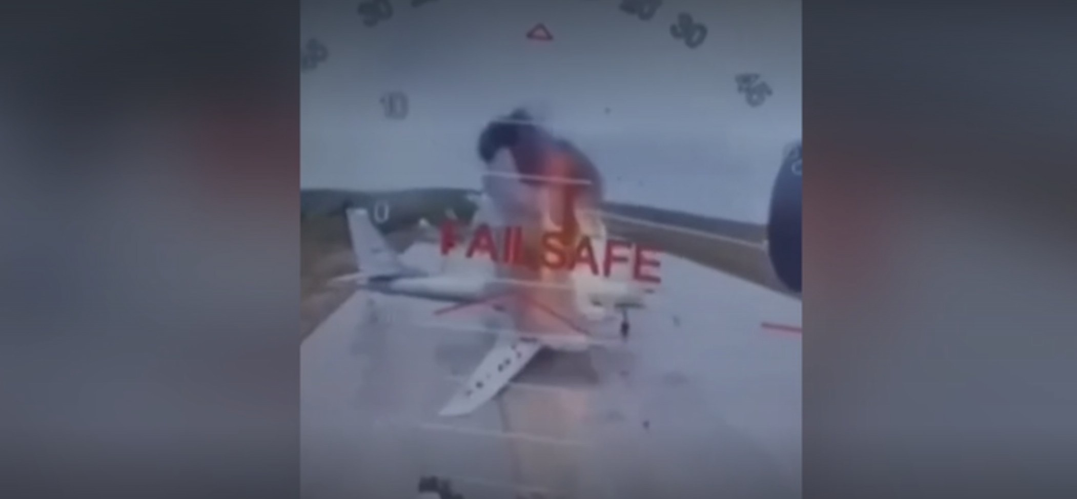 Kadr z klipu dokumentującego jeden z ataków