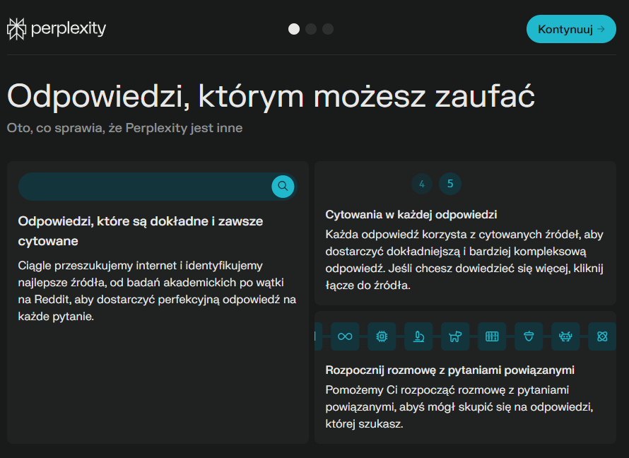Perplexity AI w akcji