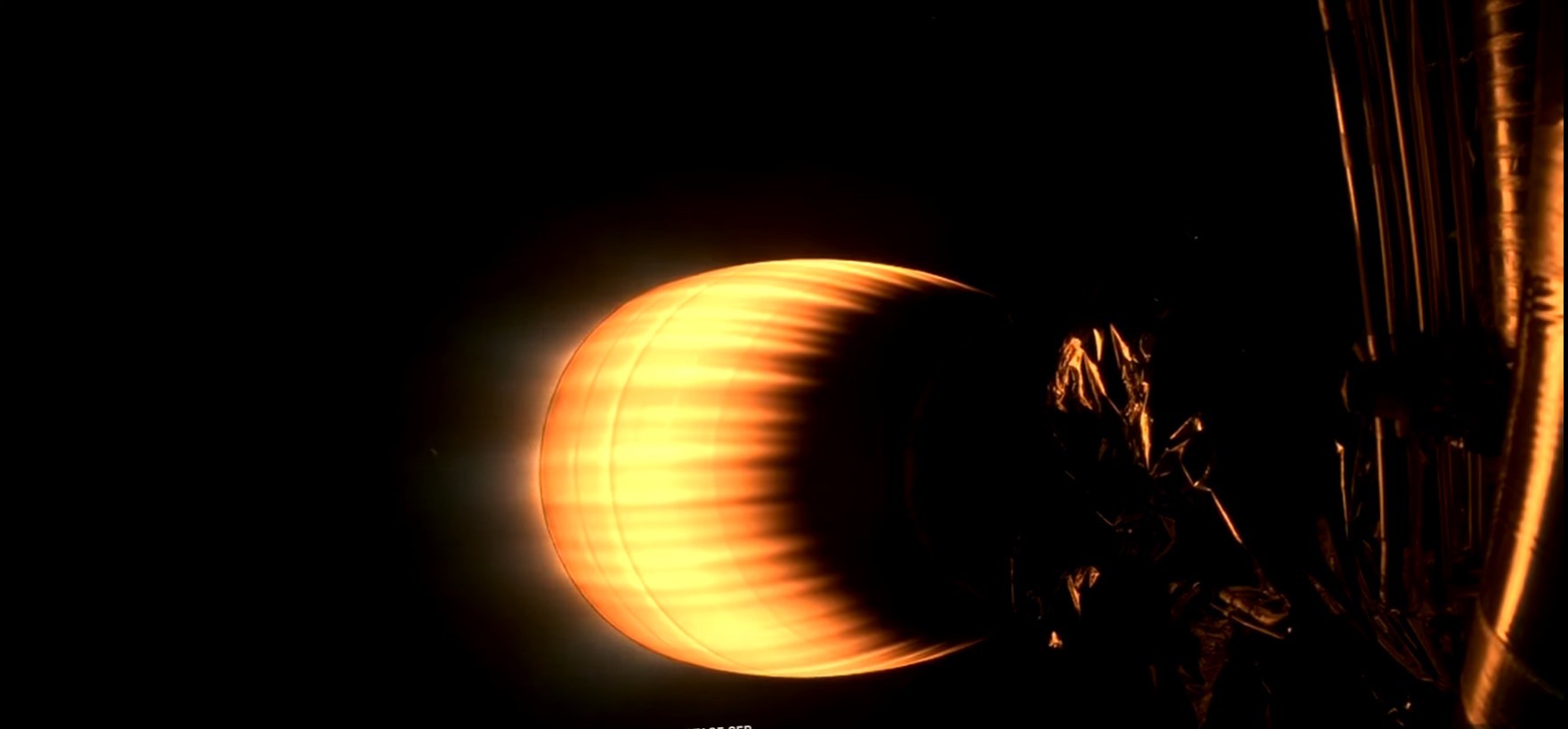 Widok na silnik drugiego stopnia rakiety Falcon 9