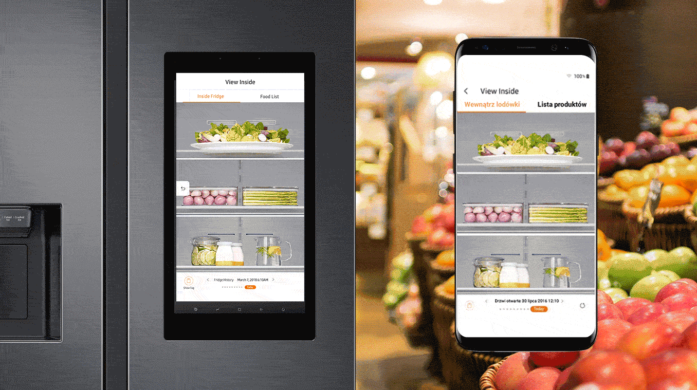 Samsung wprowadza reklamy na wyświetlaczach lodówek