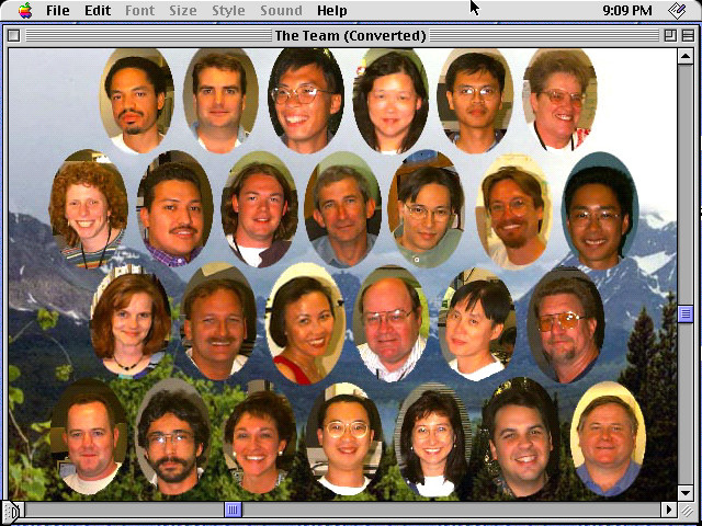 Ukryte zdjęcie teamu firmy Apple