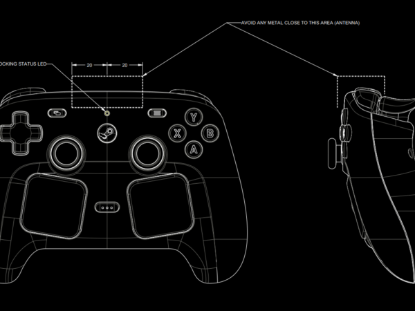 Pliki CAD Steam Controllera i Pucka