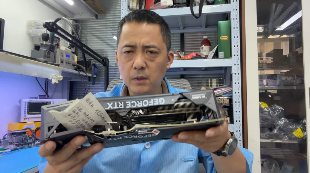 RTX 4070 SUPER od Asusa „przetrwał” atak młotkiem. Serwisantowi udało się przywrócić kartę do działania