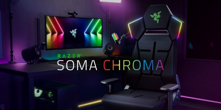 Fotel z RGB? Razer Soma Chroma to pierwszy taki model w historii firmy