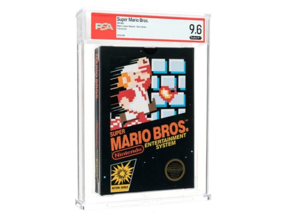 Super Mario Bros., który jest warty 3 mln dolarów. Fot. Heritage Auctions