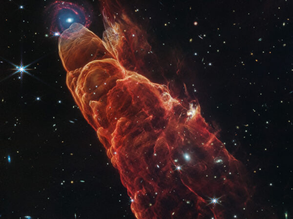 HH 49/50. Fot.: NASA, ESA, CSA, STScI