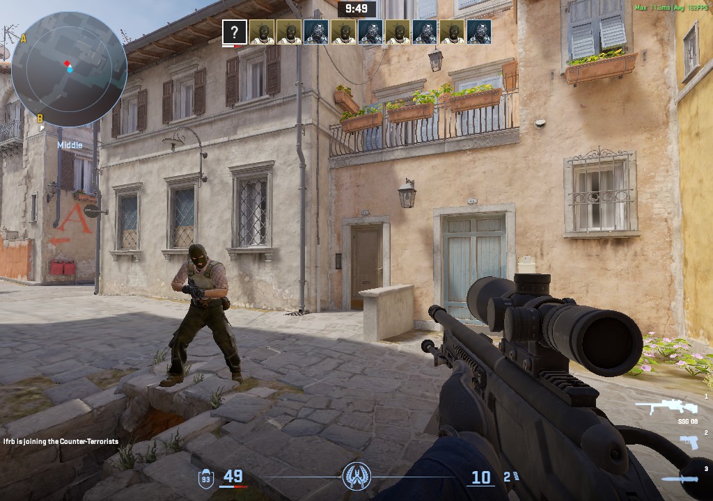 Counter-Strike 2 działający w oparciu RADV