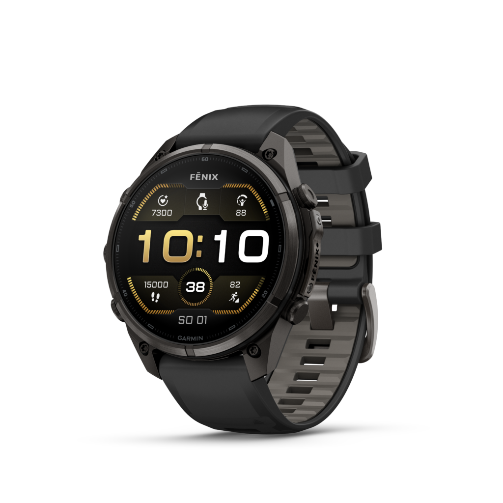 Zegarek Garmin w ciemnej wersji kolorystycznej