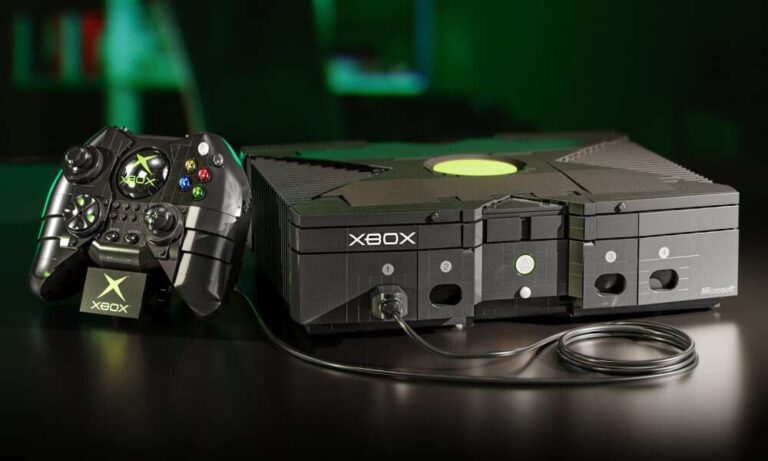Klasyczny Xbox powraca jako… zestaw klocków. Mattel prezentuje replikę 1:1 z kultowymi grami