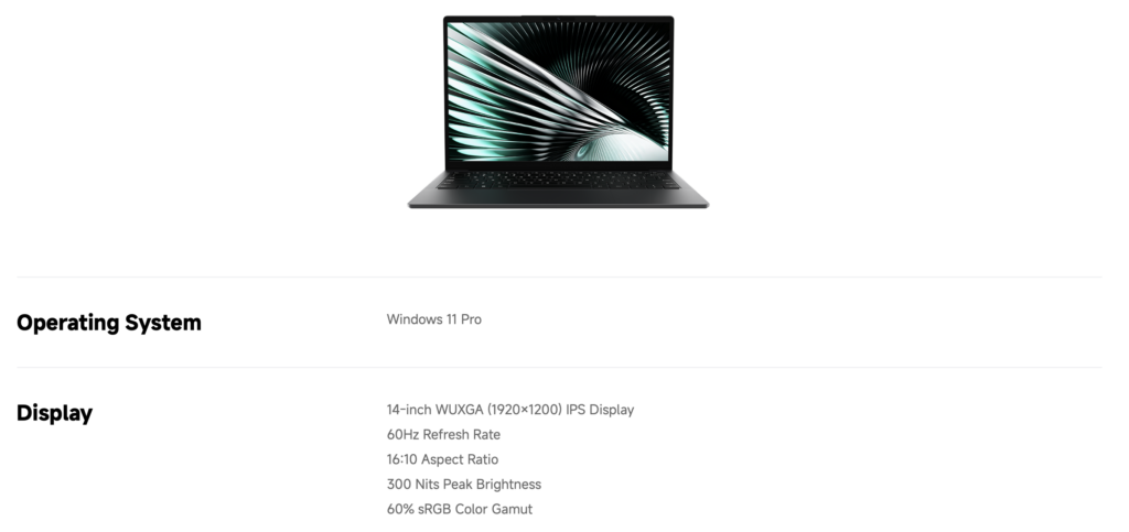 Firma Chuwi po raz kolejny podaje nieprawdziwe specyfikacje swoich laptopów – tym razem padło na pokrycie gamy kolorów