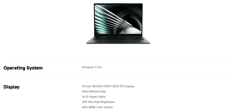 Firma Chuwi po raz kolejny podaje nieprawdziwe specyfikacje swoich laptopów – tym razem padło na pokrycie gamy kolorów