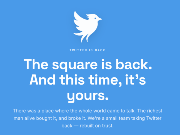 Twitter powraca? Tak. Nie. W pewnym sensie. Startup ze stanu Wiriginia próbuje wskrzesić zburzoną przez Elona Muska platformę