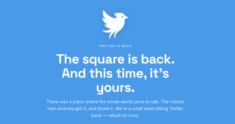 Twitter powraca? Tak. Nie. W pewnym sensie. Startup ze stanu Wiriginia próbuje wskrzesić zburzoną przez Elona Muska platformę