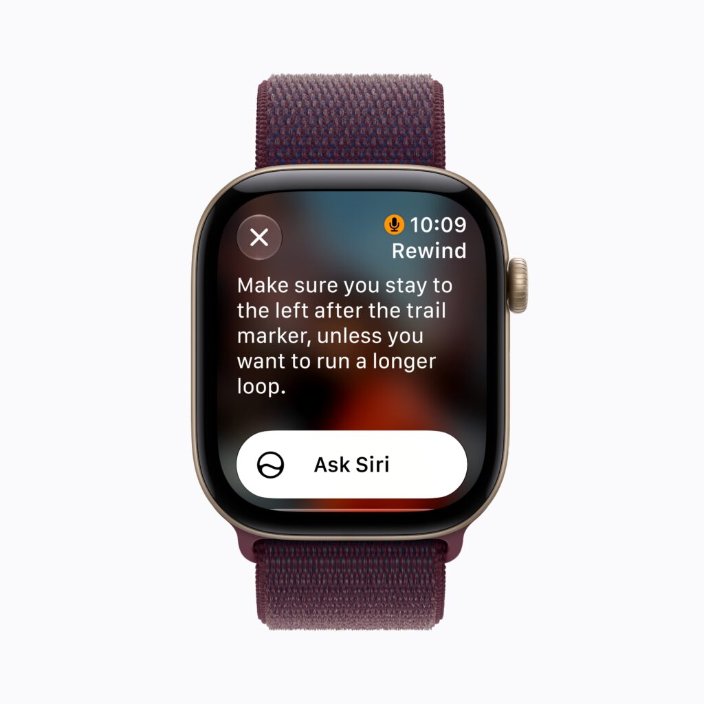 Funkcja Live Rewind w zegarku Apple Watch Series 12.
