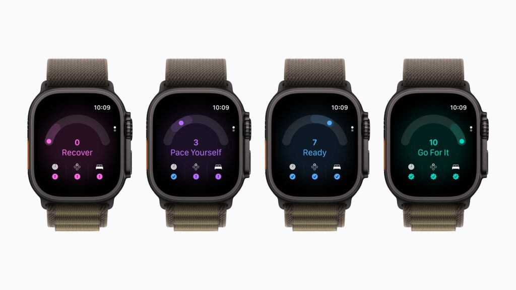 Zegarek Apple Watch Ultra 4 prezentujący nowe funkcje w aplikacji "Zdrowie"