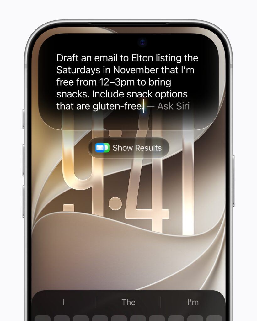 Apple Siri AI – Personal Context