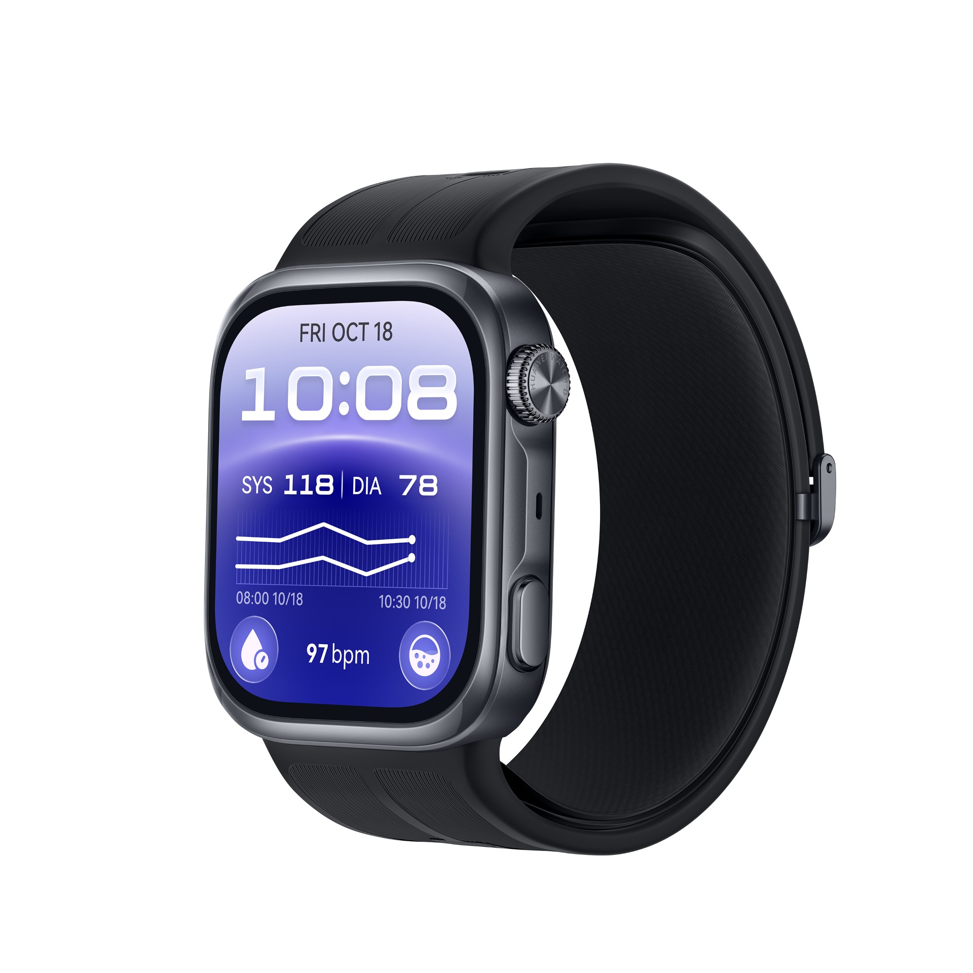 HUAWEI WATCH D3 - Czarny - lewy 30
