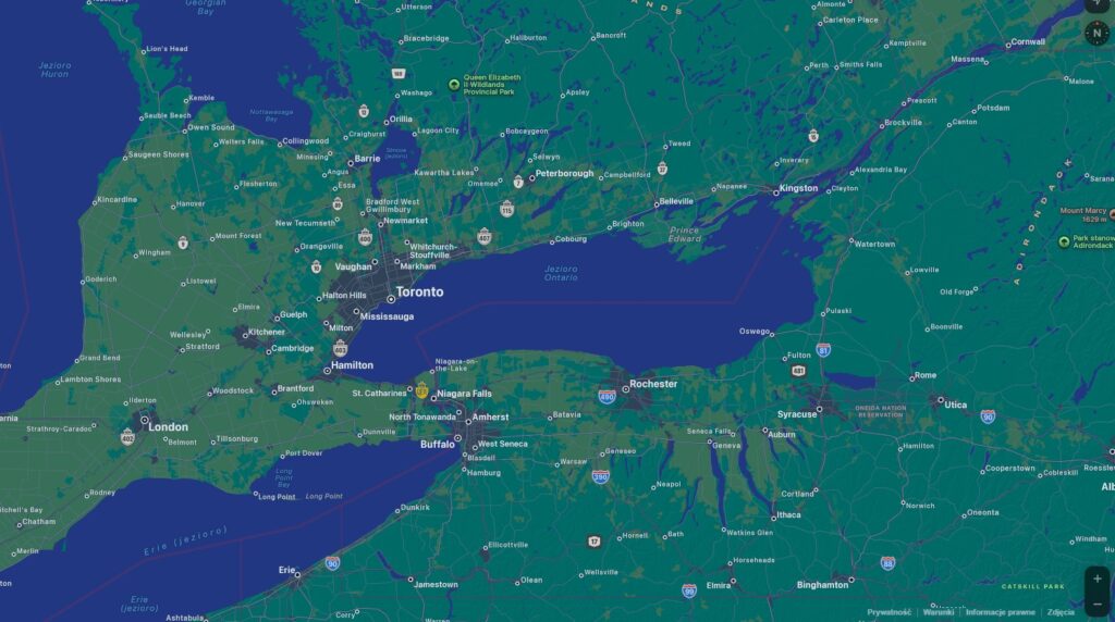 Trump dopiął swego. Apple Maps zmienia nazwę Jeziora Ontario na tę zaproponowaną przez amerykańskiego prezydenta