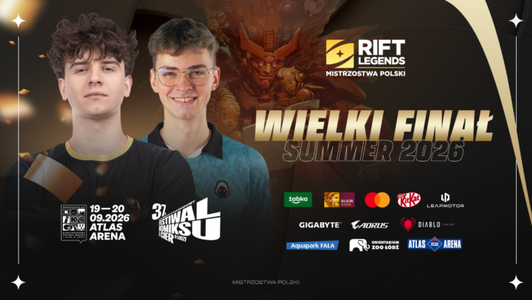 Nadchodzi finał Rift Legends Mistrzostw Polski 2026 w League of Legends. Najlepsze drużyny zagrają w Łodzi