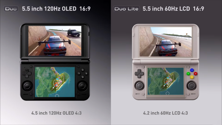 Retroid prezentuje nowy składany handheld z 2 ekranami – przywitajcie Retroid Pocket Duo i Duo Lite