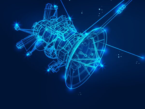 Satelita, grafika ilustracyjna. Adobe Stock / Анастасия Комарова