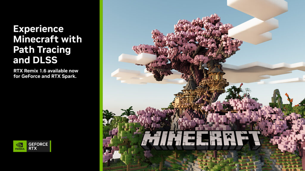 Minecraft z path tracingiem. NVIDIA udostępniła RTX Remix 1.6, a Phantom Blade Zero wspiera DLSS 4.5