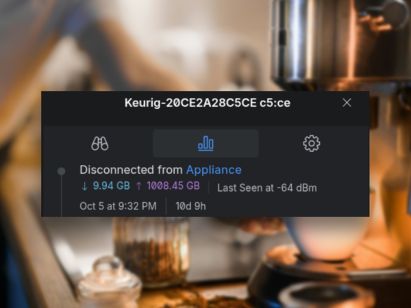 Czy Twój ekspres do kawy też wysyła 1TB danych w ciągu 10 dni? Zwykła usterka ujawnia zagrożenia płynące z polegania na "inteligentnych" urządzeniach