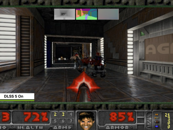 Doom z 1993 roku działający z DLSS 5 Neural Rendering – czego to ludzie nie wymyślą