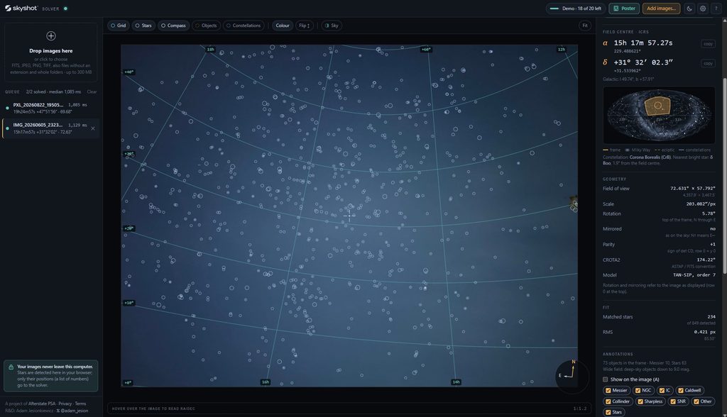 Skyshot Solver